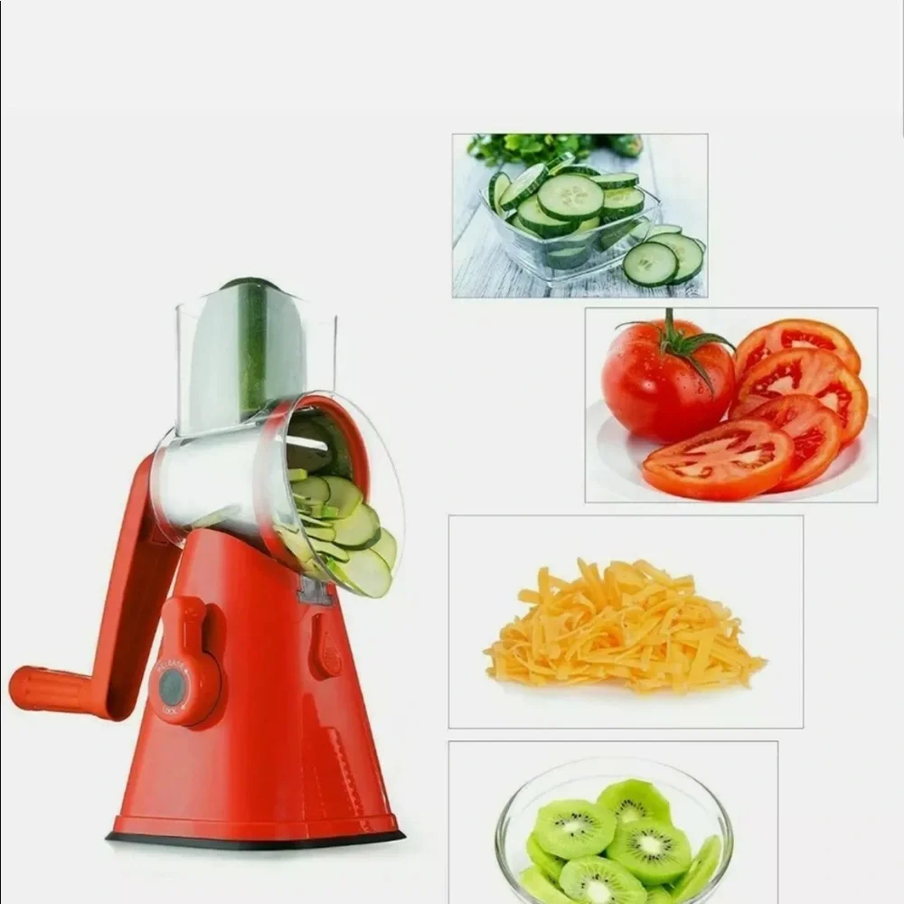 Nutri Slicer vegetable and fruit slicer 4 attachments